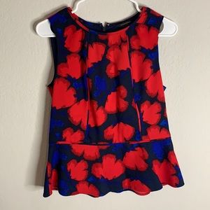 Banana republic peplum top